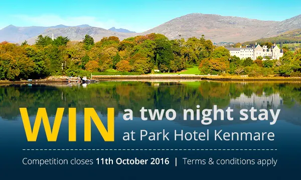 Win a two night break-away at Park Hotel Kenmare