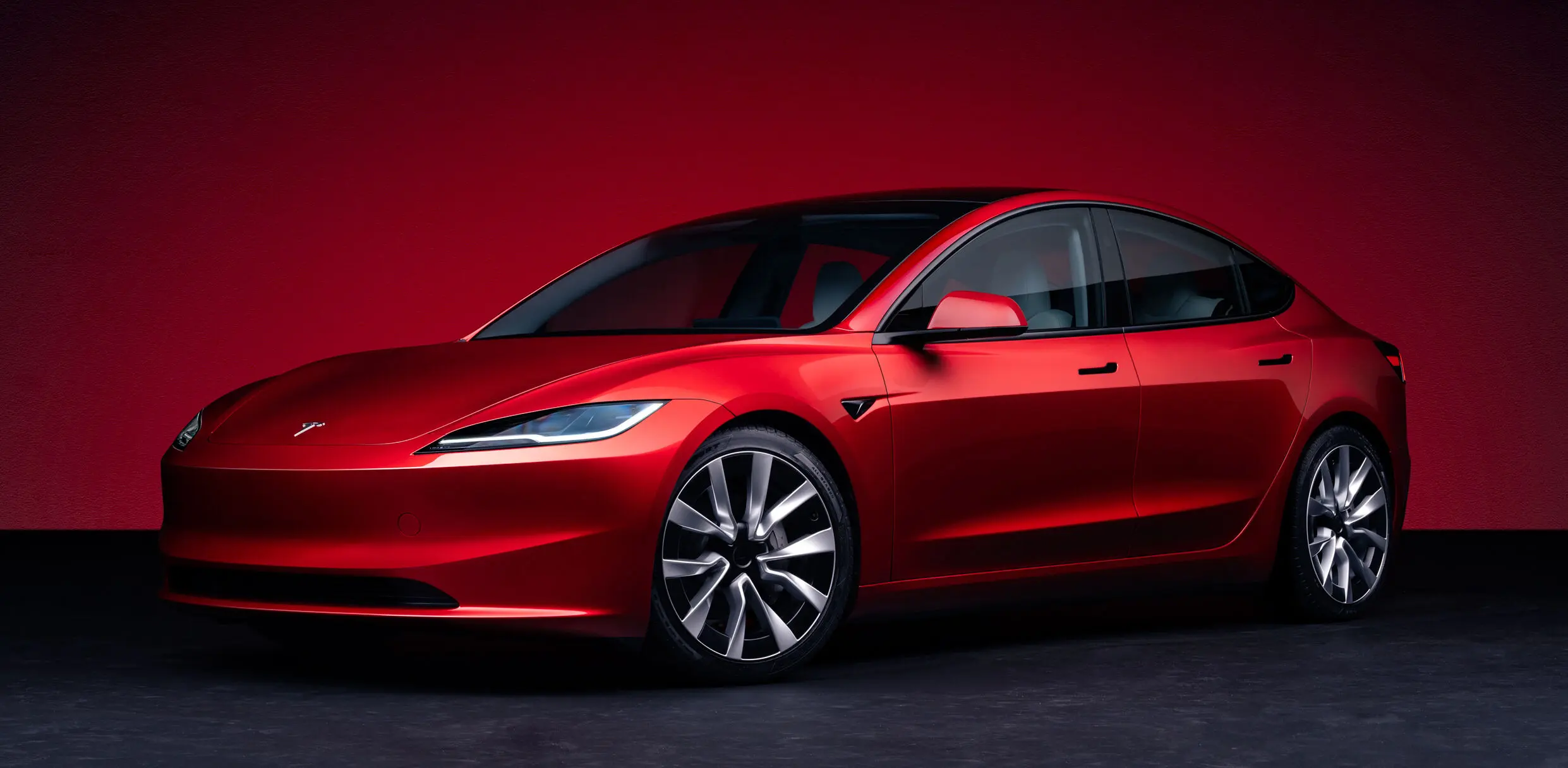 Tesla Model Side View
