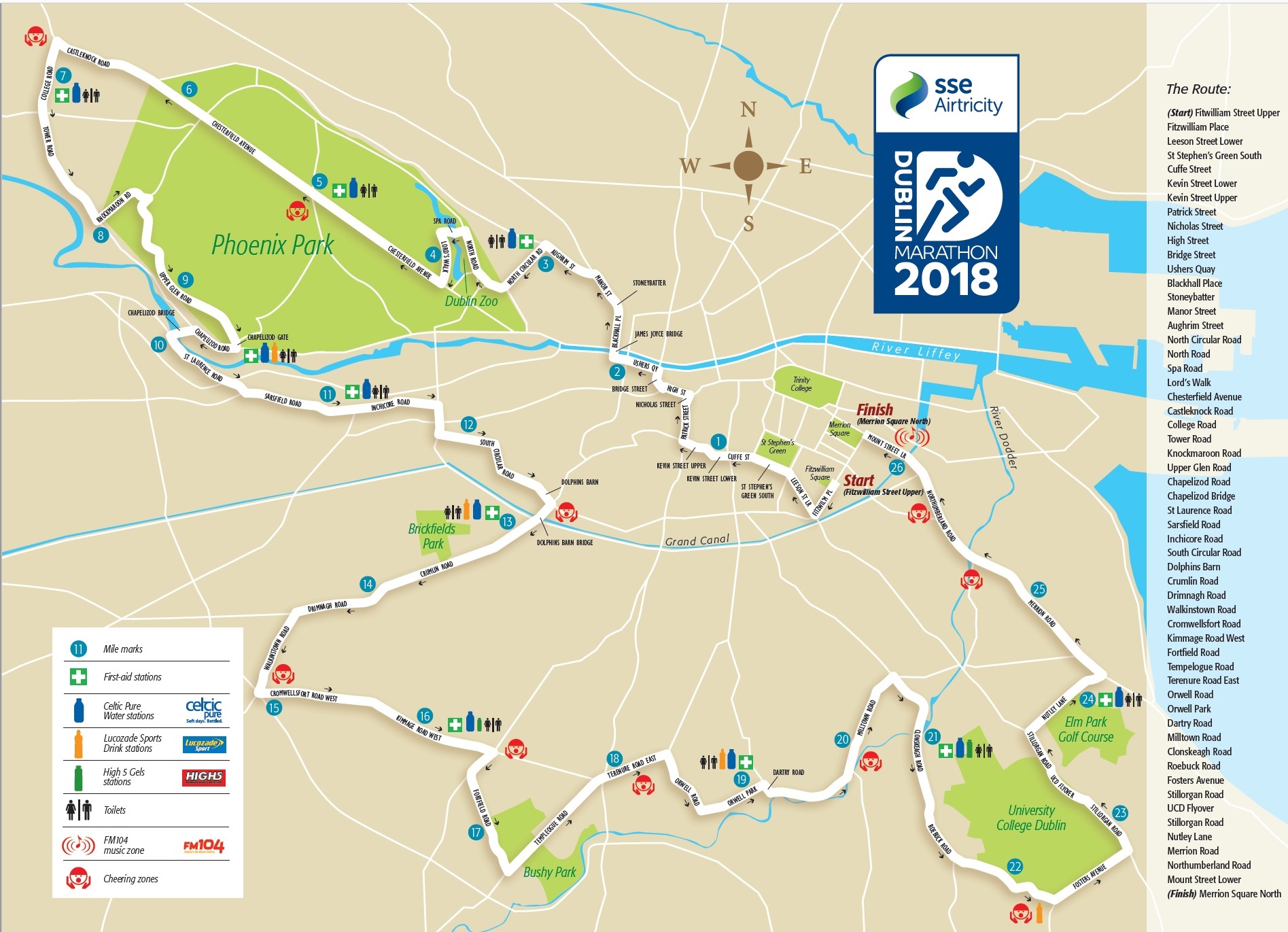Dublin Marathon 2019 Route | Traffic Diversions | theAA