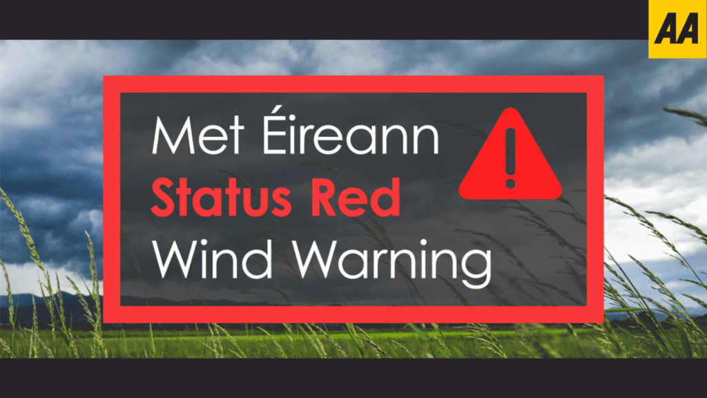Motorists warned of driving dangers during Storm Eunice - AA Ireland
