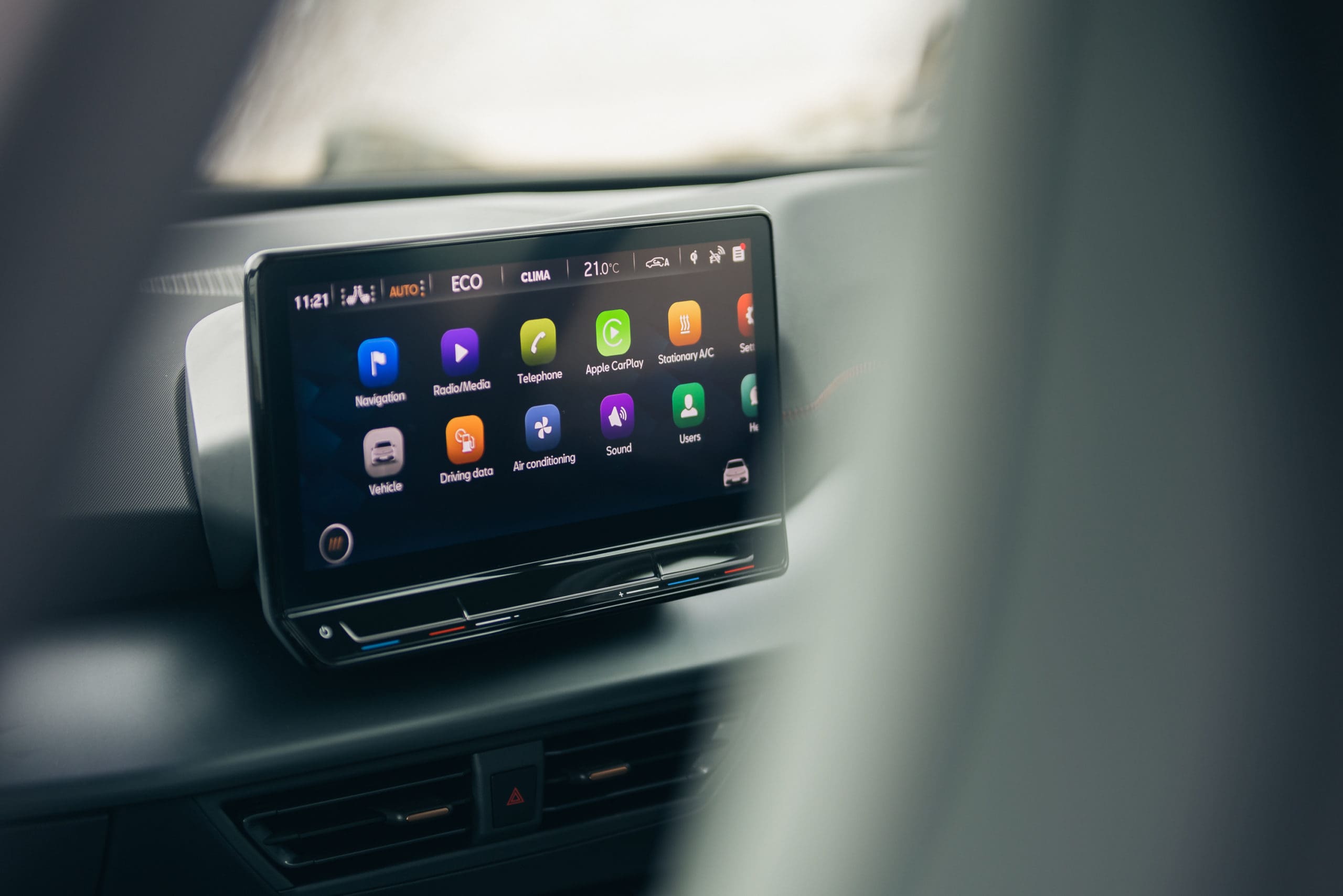 Cupra Born Infotainment