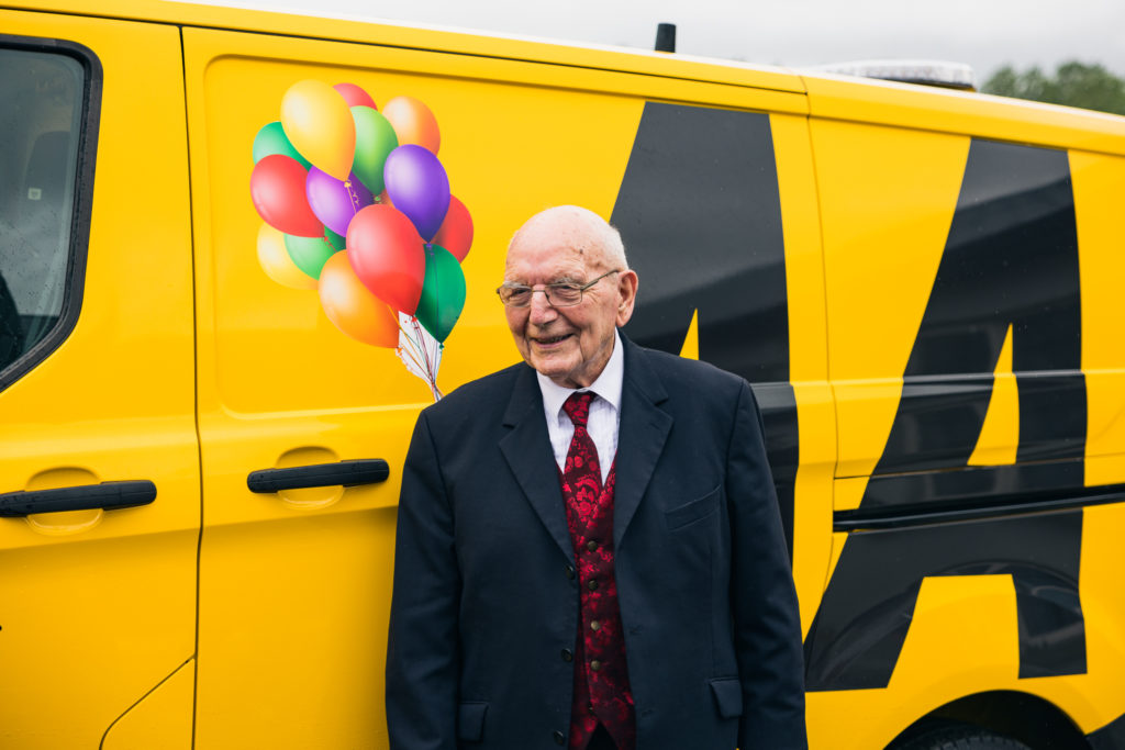 AA Ireland Centenarian celebrates his big day in style