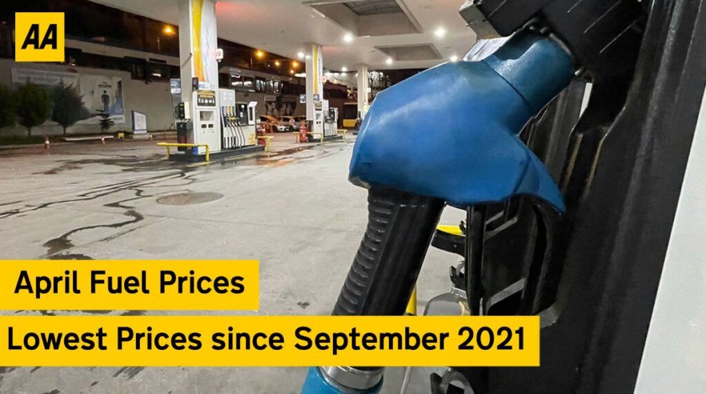 Fuel prices dropped to the lowest seen since September 2021 - but prices are set to rise thanks to signalled excise duty restoration.